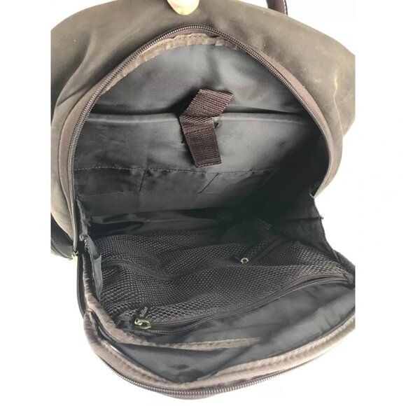 Bellino Unisex Adults Brown Inner Dividers Zipper Shoulder Strap Laptop Bag - Picture 8 of 11